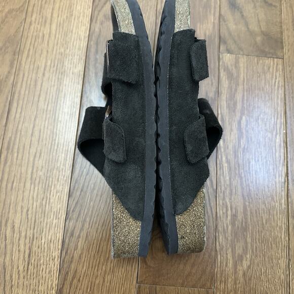 Birkenstock Arizona Soft Footbed Sandals Brown Mocha Suede Women's Size 40 - Picture 3 of 9